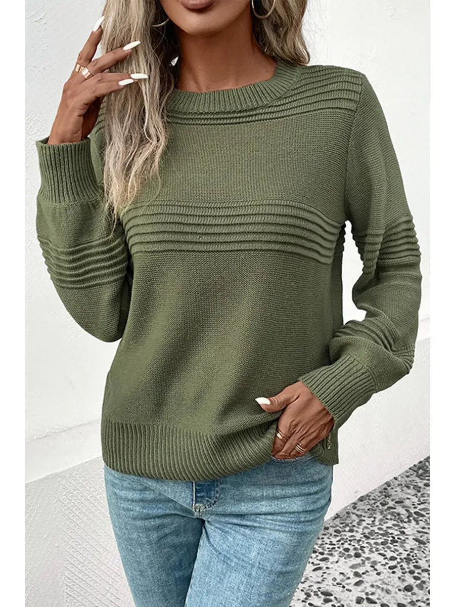 Olive Crewneck Sweater