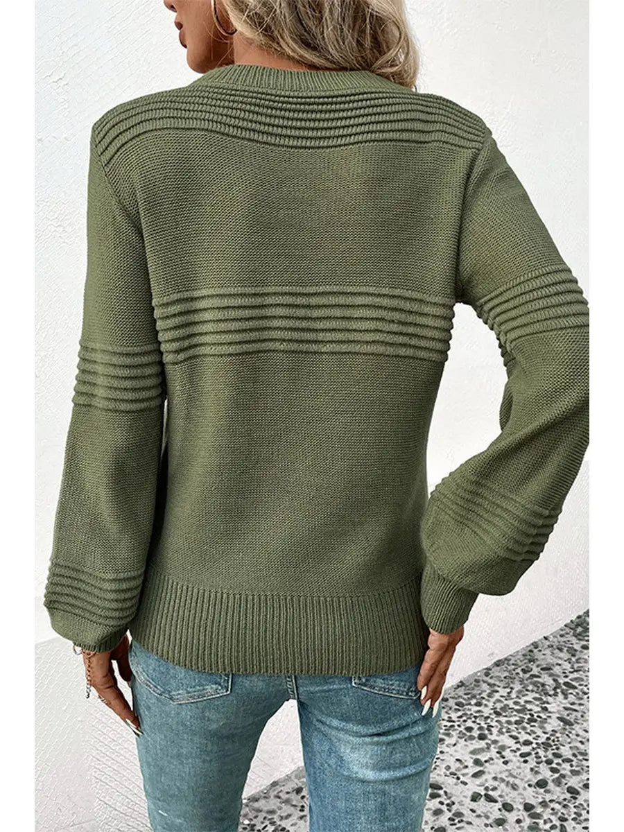 Olive Crewneck Sweater