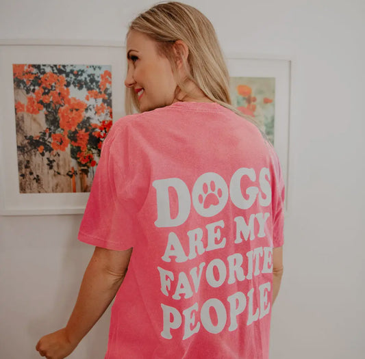 Dogs Are My Favorite People Graphic Tee