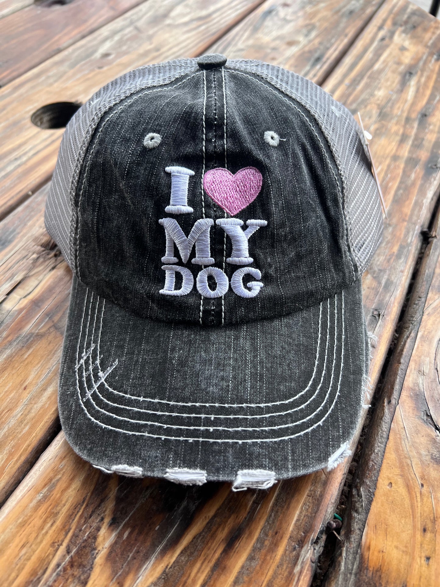 I 💖 My Dog Trucker Hat