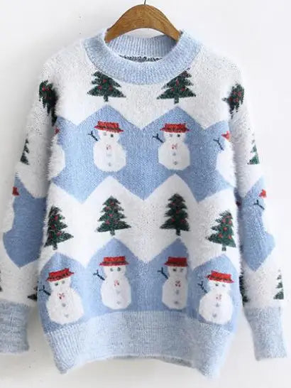 Snowman Crewneck Sweater