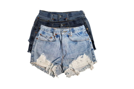 Upcycled Vintage Denim Shorts