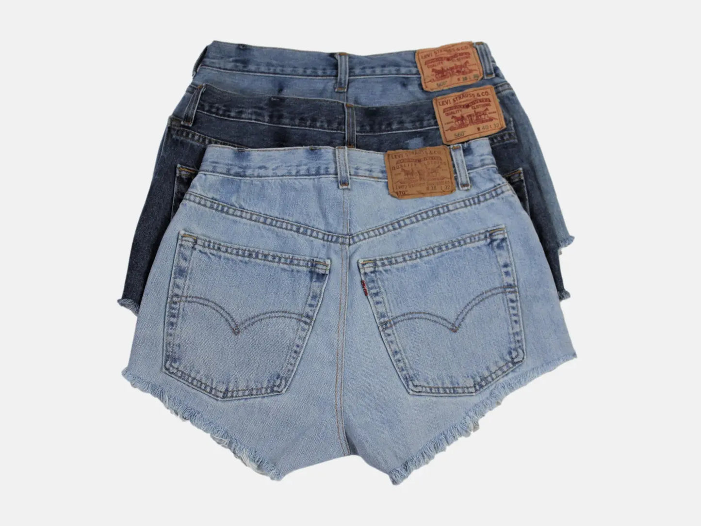 Upcycled Vintage Denim Shorts